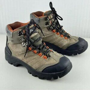 Ozark Trail Outdoor Hiking Boots Putty Brown Leather Men’s Size 8.5 EUR 42 WP